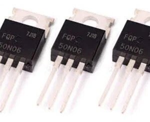 5 x FQP50N06 N Channel Power MOSFET 60V 50A TO-220 High Speed Switching Low RDS