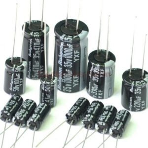 5 x Rubycon 2.2uF 100v Radial Electrolytic Capacitor YXF Series