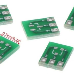 5 x Double Sided SMD SOT23-3 SIP3 to DIP 2.54mm Adapter PCB Board Converter