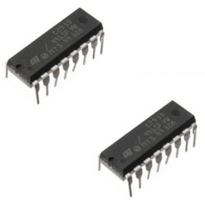 2 x L293D Motor Driver IC DIP16 H-Bridge Quad Channel Stepper DC Motor Controller