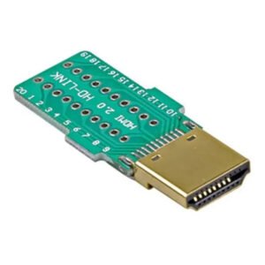 HDMI Male Breakout Board 19 Pin Connector for Testing & Repair