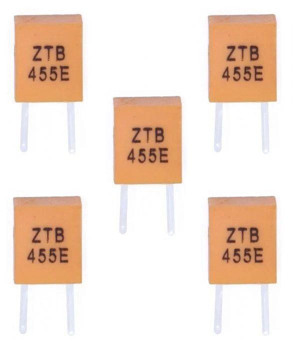 5 x 455kHz Ceramic Resonator 2 Pin 455E Remote Control Crystal Oscillator THT