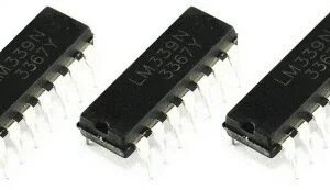 5 x LM339 DIP14 Quad Differential Comparator Low Power Through Hole