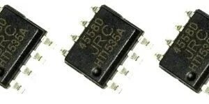 5x JRC4558 SOP8 Dual Op Amp IC Monolithic Operational Amplifier Surface Mount