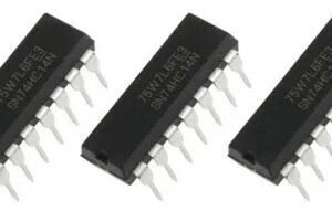 5 x SN74HC14N Hex Schmitt Trigger Inverter DIP14 74HC14N CMOS Logic Through Hole