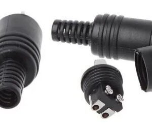 4 x 2 Pin DIN Male Speaker Plugs HiFi Stereo Audio Connectors Screw Terminal