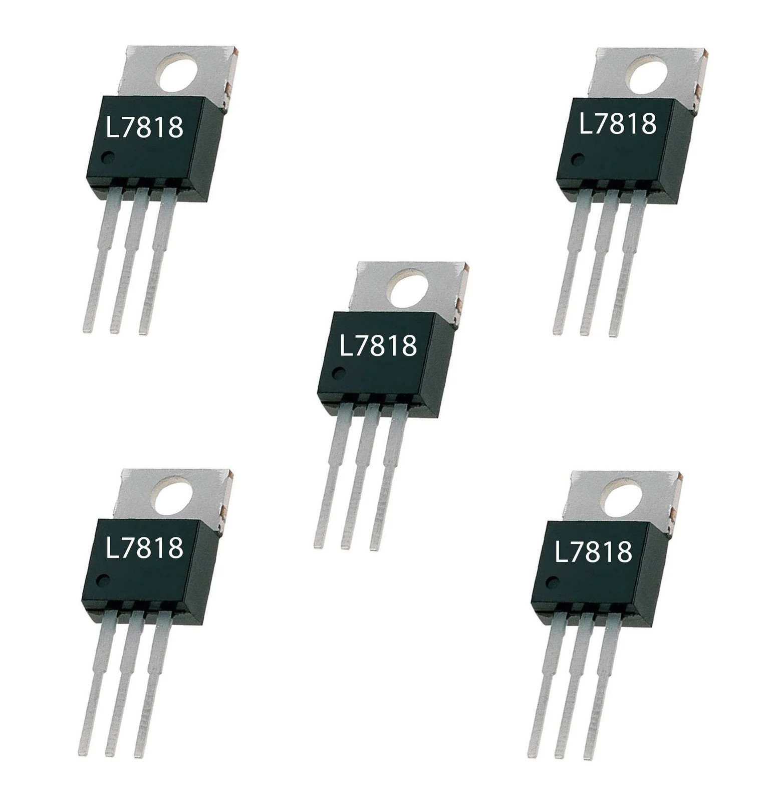 5 x L78XX Voltage Regulator ICs TO-220 5V 6V 8V 9V 10V 12V 15V 18V 24V Linear - Image 11