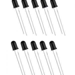 10 x 3mm IR Infrared Receiver LED Diodes 940nm Remote Control Sensor 40° Angle