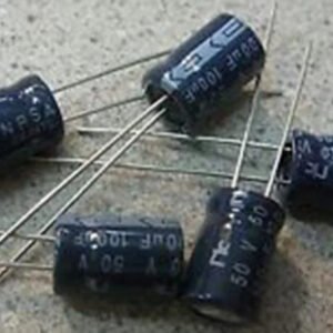 5 x NRSA Electrolytic Capacitors 10µF 63V 85° Through Hole PCB