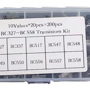 200PCS NPN & PNP Transistor Kit BC327 BC337 BC517 BC547 BC548 BC549 BC550 BC556