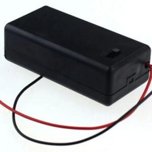 9v Enclosed Battery Box Holder with wires and ON/OFF Power Switch PP3