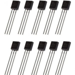 10 x 2N3906 PNP Bipolar General Purpose Transistors TO-92 Audio Signal Driver