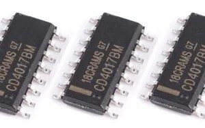5 x CD4017 SOP16 Decade Counter / Divider IC CMOS Surface Mount