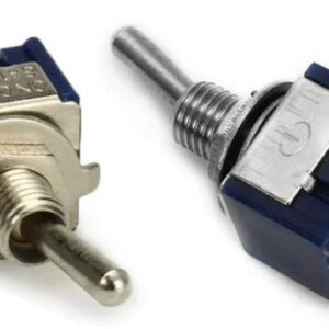 Pair of MTS-202 Mini Toggle Switches DPDT 6-Pin ON/ON 6A 125V 2 Position UK