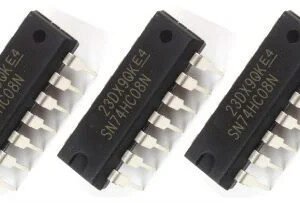5 x SN74HC08N Quad 2 Input AND Gate IC DIP14 CMOS Logic 2V to 6V Through Hole