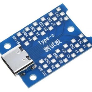 USB C Female Socket to Dip 2.54mm Header Breakout Board Adapter Blue USB-C