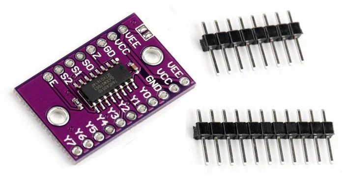 CJMCU-4051 74HC4051 Breakout Board 8 Channel Multiplexer Module