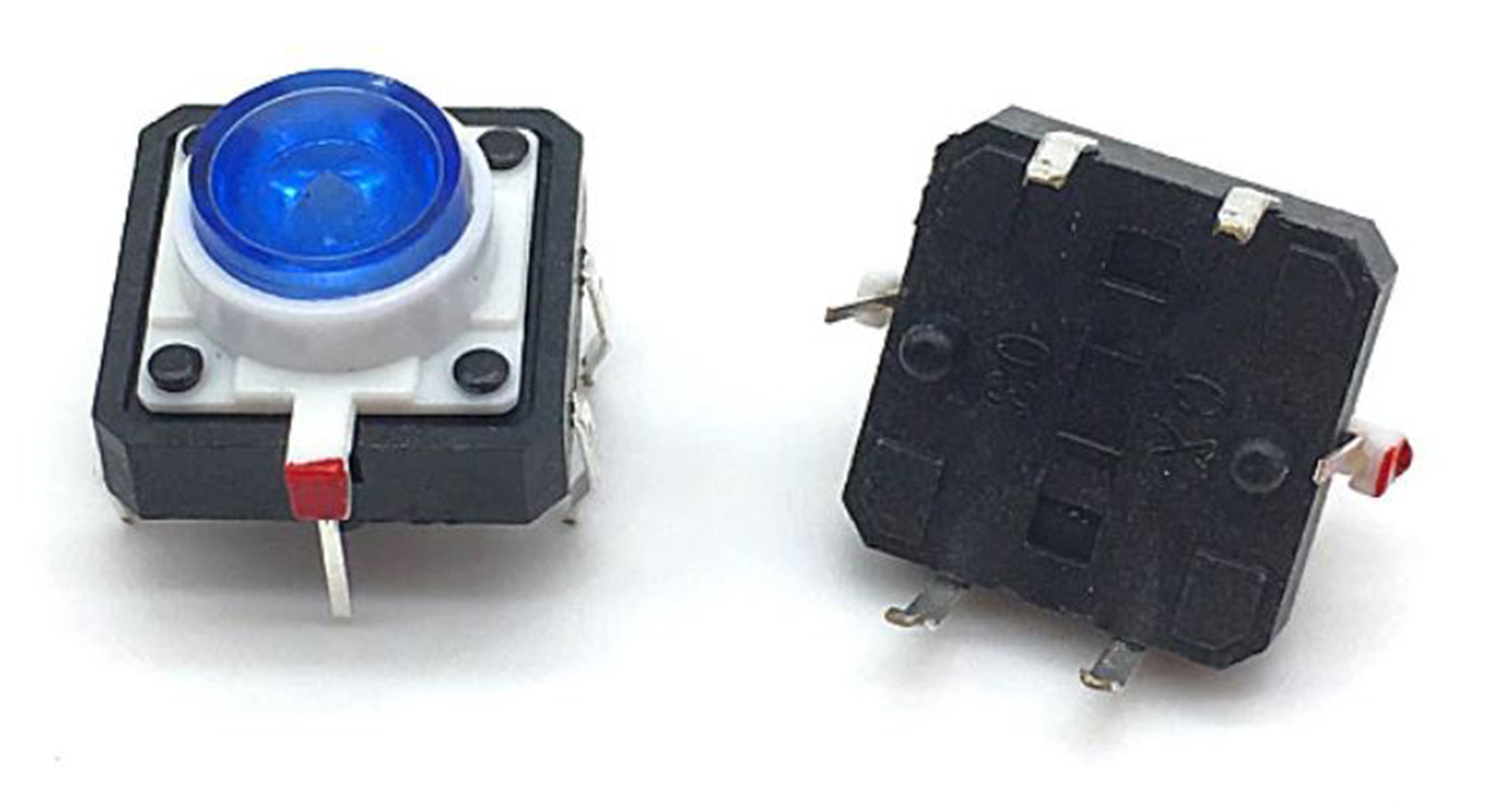 10PCS Red//Blue//White//Black B3F Tactile Switch Key Button Switch 12x12x7.3mm UK