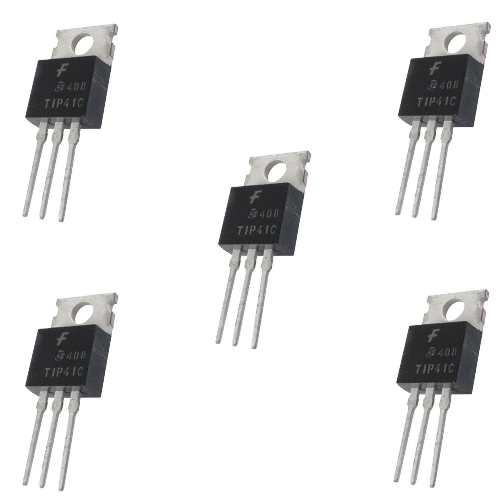 Tip41-1st Class Post 5 X Tip41c Npn Power Transistor to-220 