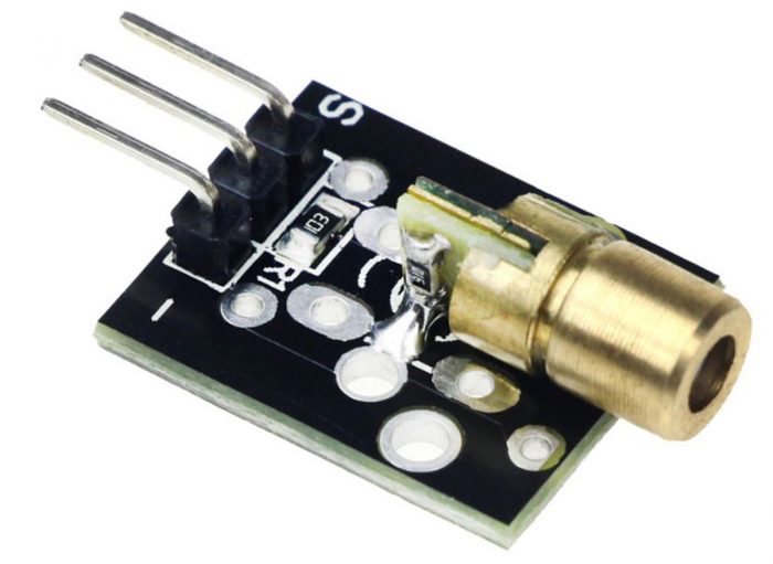 5PCS KY-008 3pin 650nm 5V Laser Transmitter Sensor Module for Arduino AVR PIC FS