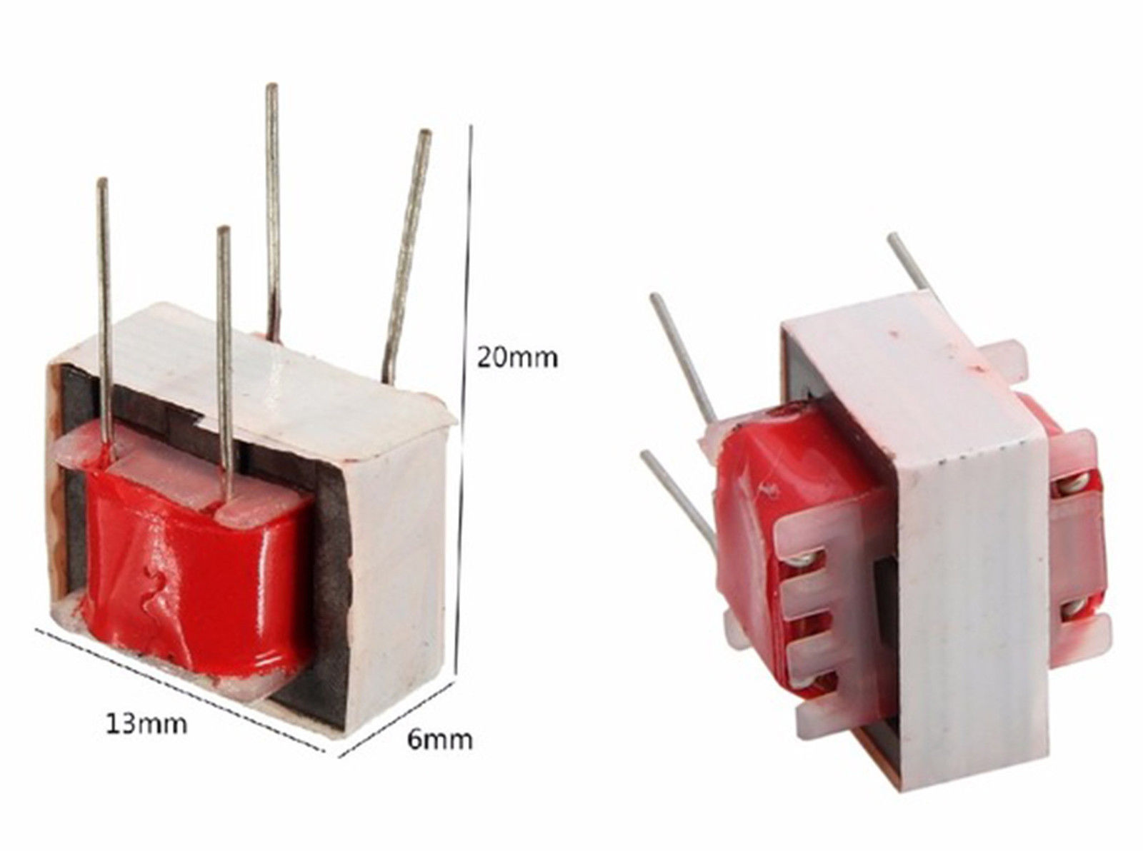 2 x Audio Signal Isolation Transformer 600:600 Ohms 1:1 EI14 Isolation Miniature 