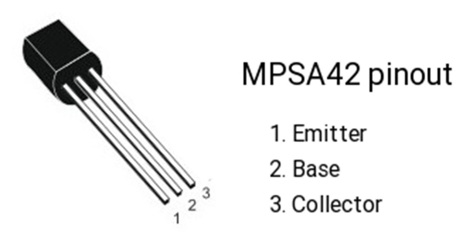 10-x-MPSA42-NPN-High-VoltageTransistor-TO-92-Silicone-300V-500mA-2325622611...